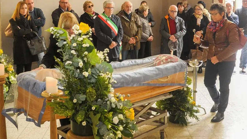 Udine 9 novembre 2019 Cappella mortuaria Antoniutti attore ©Foto Petrussi