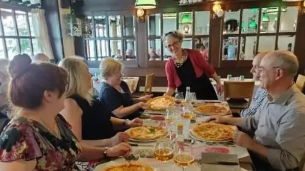 Filomena Citarella in pizzeria