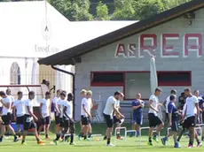 Imponzo 16 luglio 2013. Allenamento Udinese. Telefoto Copyright Petrussi Foto Press