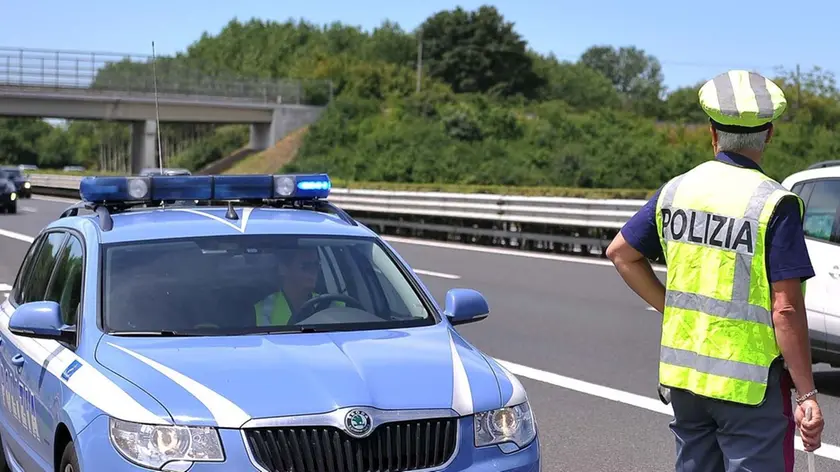 Udine 16 luglio 2016 Autovie Venete. Polizia Stradale, COA Centro Operativo Autostradale e controlli vari tra Latisana e Autogril Gonars Sud. Copyright Foto Petrussi / Ferraro Simone