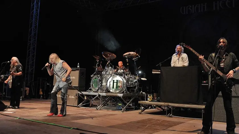 Lignano 31 Luglio 2015. Concerto Uriah Heep. © Agenzia Foto Petrussi - Diego Petrussi