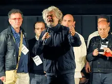 Udine 19 Aprile 2013. Comizio Beppe Grillo. Telefoto copyright Ag. Petrussi / Diego Petrussi