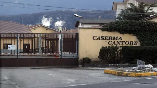 Tolmezzo 18 Febbraio 2011. Caserma Cantore. Telefoto Copyright PFP