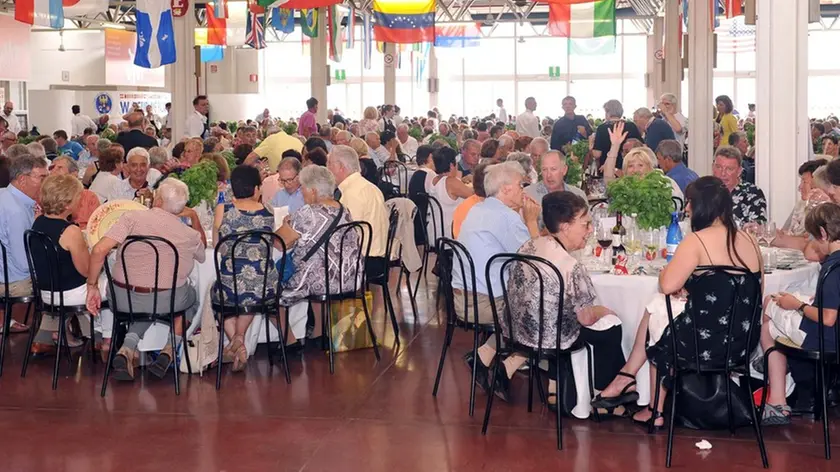 Monte di Ragogna 31 luglio 2016 Convegno Fogolari Friulani del Mondo organizzato dall' Ente Friuli nel Mondo. Copyright Foto Petrussi / Ferraro Simone