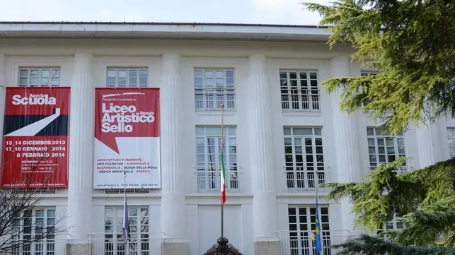 Udine 26 Febbraio 2014. scuole superiori Telefoto Copyright Petrussi Foto Press - Turco