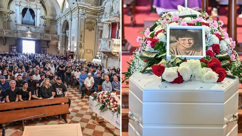 Centinaia di persone hanno partecipato ai funerali del 19enne Kevin Murataj