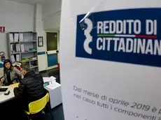 People attend to request for citizenship wage in a CGIL CAF (Centro Assistenza Fiscale - Fiscal Assistance Center) in Naples, Italy,06 March 2019. The government's 'citizenship wage' basic income kicked off on Wednesday when the official website started taking applications for the new benefit.Primo giorno per richiedere il reddito di cittadinanza nel Caf della CGIL a Napoli 6 marzo 2019..ANSA / CIRO FUSCO