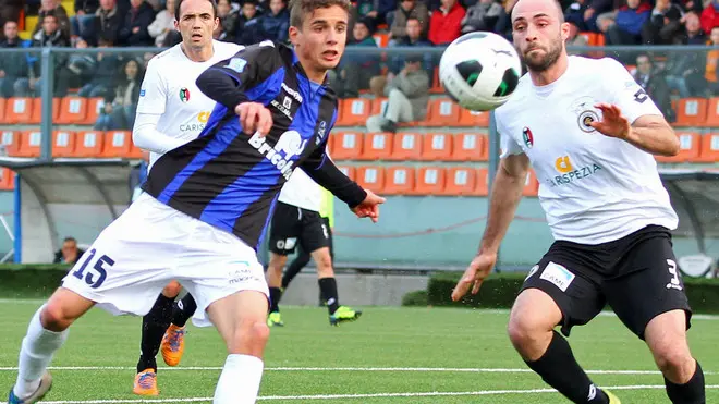 Valerio Andreani - LaPresse.29 12 2013 La Spezia (Italia).Sport Calcio Spezia vs Latina - Campionato Serie B Eurobet 2013/2014.Stadio Picco La Spezia.Nella foto: cisotti...Valerio Andreani - LaPresse.29 12 2013 La Spezia (Italia).Sport Soccer Spezia versus Latina - Italian Serie B Soccer League 2013/2014.Picco Stadium La Spezia.In the Photo: cisotti