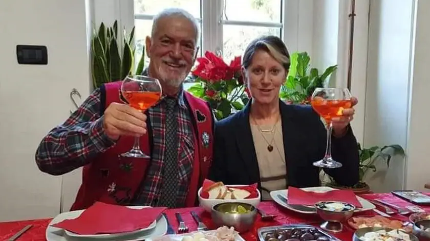 Sebastiano Visintin (S), 72 anni, marito di Liliana Resinovich (D), 63 anni, pensionata, scomparsa dalla sua abitazione a Trieste il 14 dicembre, 03 dicembre 2022. "Sono distrutto. Ho un dolore molto forte per la mancanza di una persona con cui stavo vivendo momenti felici, ma ho molto fiducia nella polizia e nella magistratura", afferma Visintin. ANSA / Per gentile concessione di Sebastiano Visintin +++ EDITORIAL USE ONLY +++ NO SALE +++ NO ARCHIVE +++