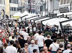 Un’immagine di via Mercatovecchio nella 29ª edizione di Friuli Doc © Foto Petrussi