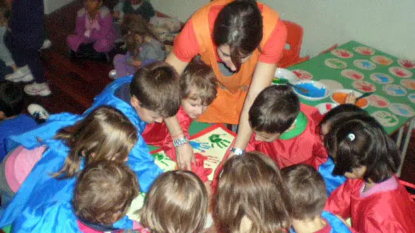 Cussignacco 10-11-2011 bambini scuola materna FOTO/PFP