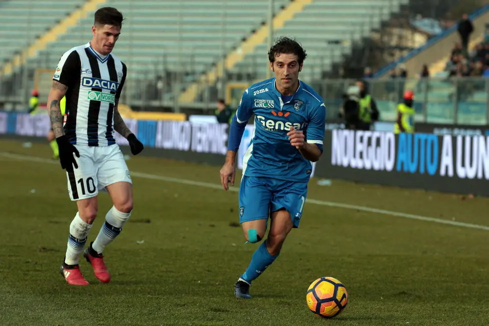 Partita Empoli Udinese, Empoli centrocampista Daniele Croce - Foto Carlo Sestini