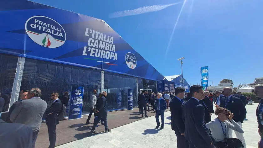La conferenza programmatica di Fratelli d'Italia a Pescara, 27 aprile 2024 ANSA/ Eleonora Sasso