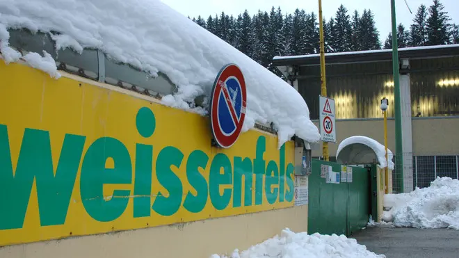 Tarvisio 12 gennaio 2010. Acciaierie Weissenfels a Fusine. Telefoto Copyright / Foto Agency Anteprima Udine