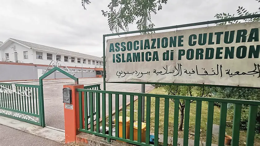 L’ingresso del centro islamico in Comina a Pordenone
