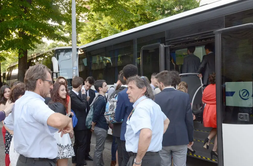 Udine 29 Maggio 2015 matura partenza per la serata infinita © Foto Petrussi TURCO MASSIMO