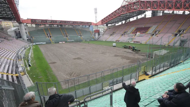 Lasorte Trieste 09/04/13 - Stadio Nereo Rocco, Inizio Lavori di Rizollatura
