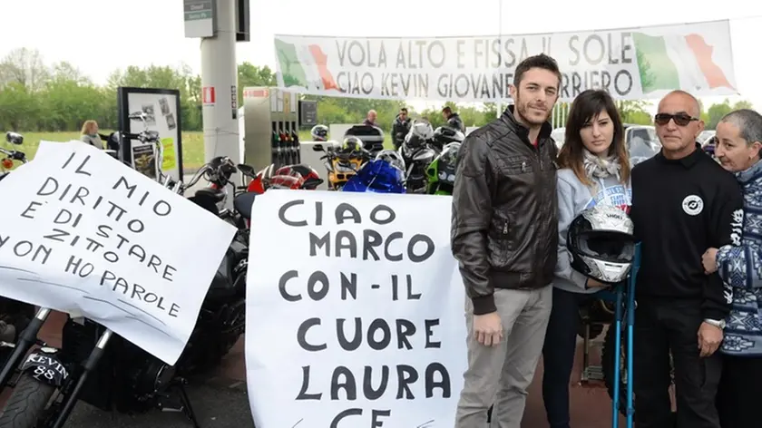 ortegliano 26 Aprile 2015 incontro motociclisti in ricordo dei ragazzi morti a gemona Telefoto Copyright Petrussi Foto Press - Massimo Turco