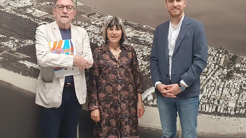 Da sinistra, Mario Brandolin, Donatella Pasquin e Gabriele Bressan