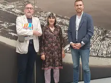 Da sinistra, Mario Brandolin, Donatella Pasquin e Gabriele Bressan