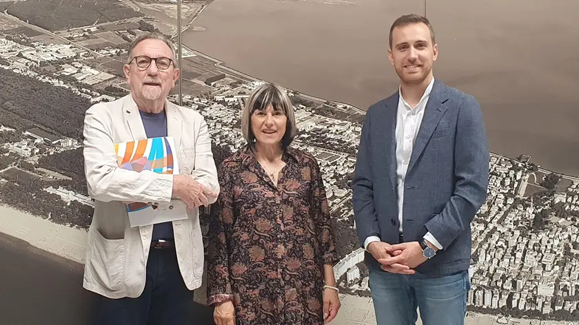 Da sinistra, Mario Brandolin, Donatella Pasquin e Gabriele Bressan