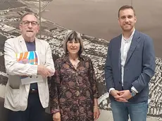 Da sinistra, Mario Brandolin, Donatella Pasquin e Gabriele Bressan