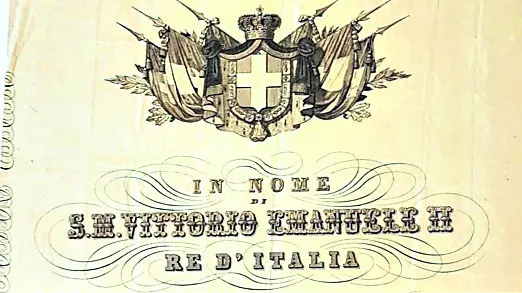 Uno dei passaporti in mostra