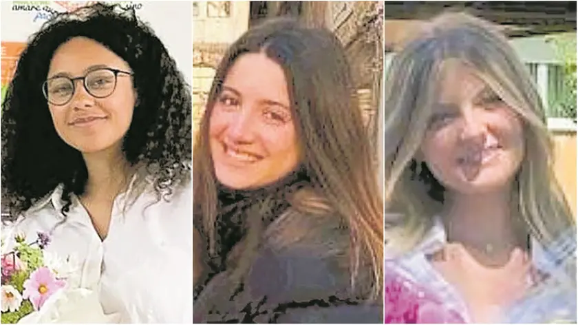 Da sinistra: Giada Nicole Frappa, Allegra Massarino e Giulia Spreafico