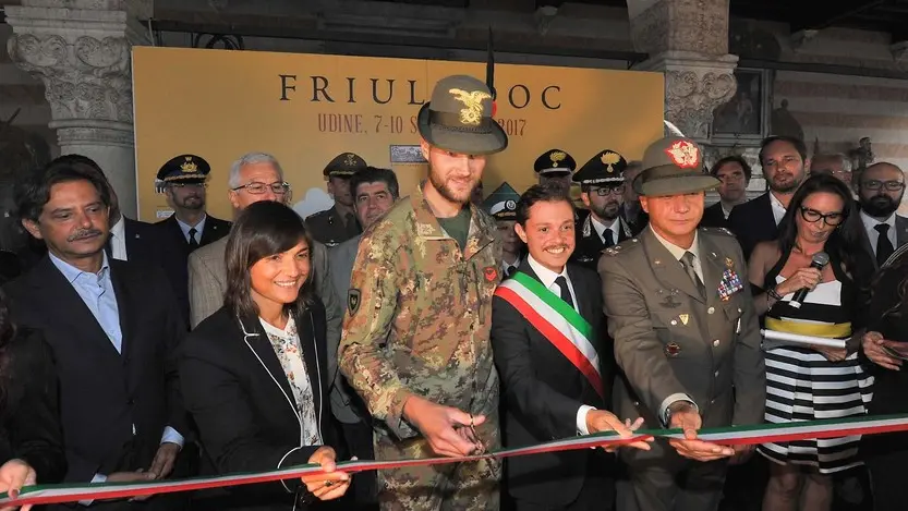 Udine 7 Settembre 2017. Friuli Doc 2017. Inaugurazione , controlli e varie. © Petrussi Foto Press