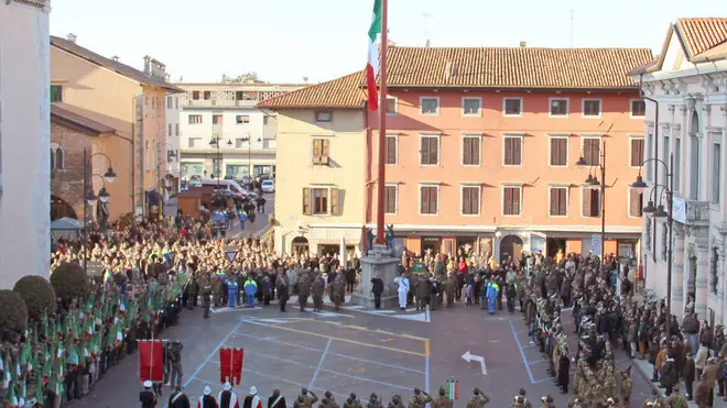 Cividale 15 Gennaio 2012 alza bandiera Copyright PFP/Turco