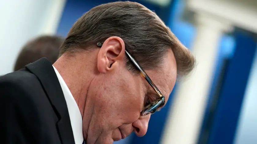 epa11376325 White House national security communications adviser John Kirby attends a press briefing at the White House in Washington DC, USA, 28 May 2024. EPA/Yuri Gripas / POOL