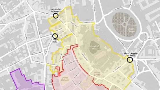 Il centro di Udine diviso in tre aree: ecco come sarà dal 2 aprile la nuova Ztl e l'area pedonale