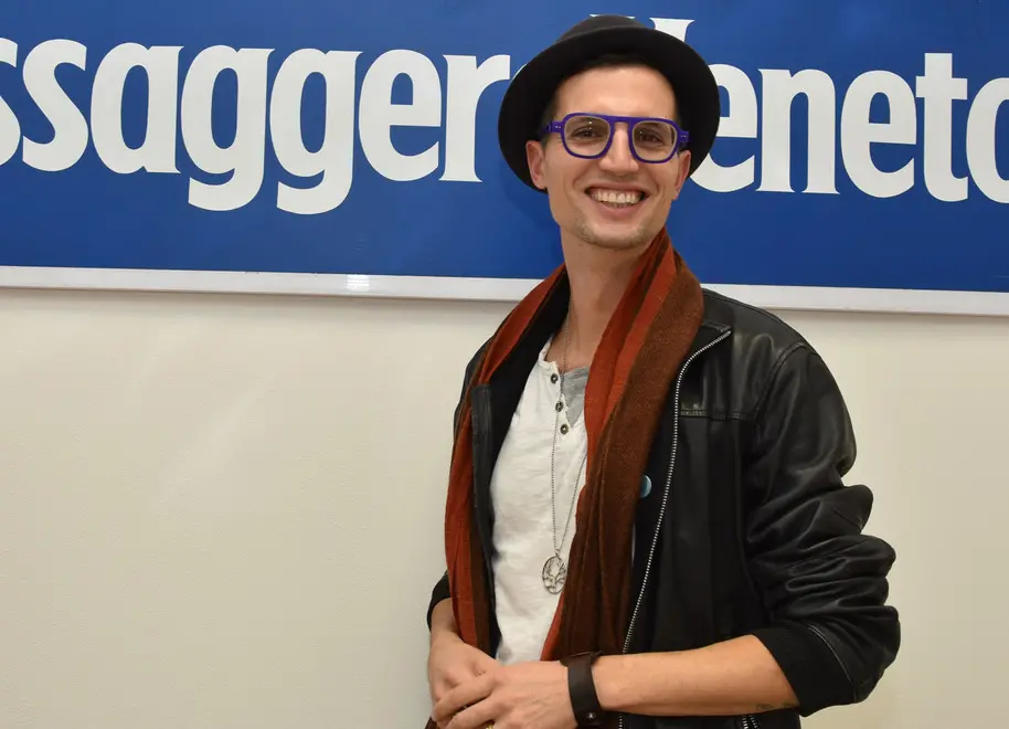 Doro Gjat in redazione al Messaggero Veneto