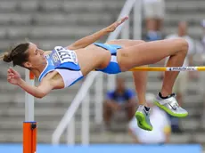 BARCELONA, SPAIN - JULY 15: Alessia Trost of Italy competes for winning the gold medal on the Women's High Jump Final on day six of the 14th IAAF World Junior Championships at Estadi Olimpic Lluis Companys on July 15, 2012 in Barcelona, Spain. (Photo by David Ramos/Getty Images)