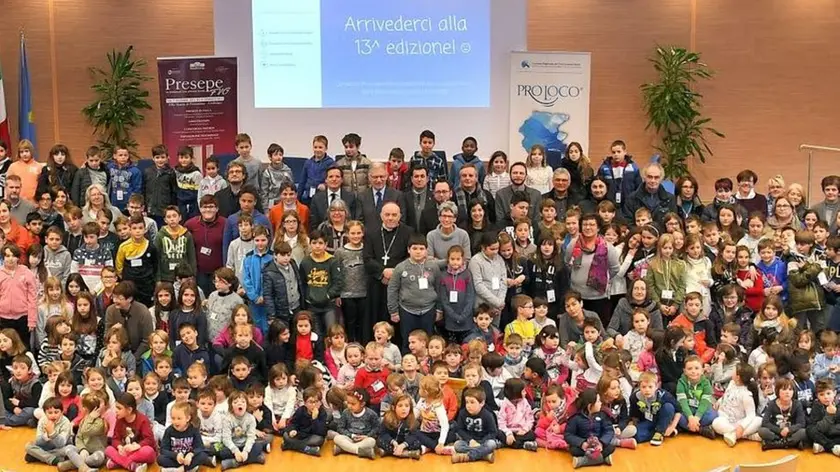 Udine 30 Gennaio 2017. Premiazione 12° Concorso Pro Loco Presepi delle scuole primarie e dell' infanzia del FVG. © Petrussi Foto Press - Diego Petrussi
