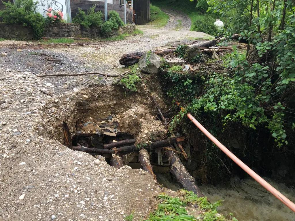 La ricognizione della Protezione civile