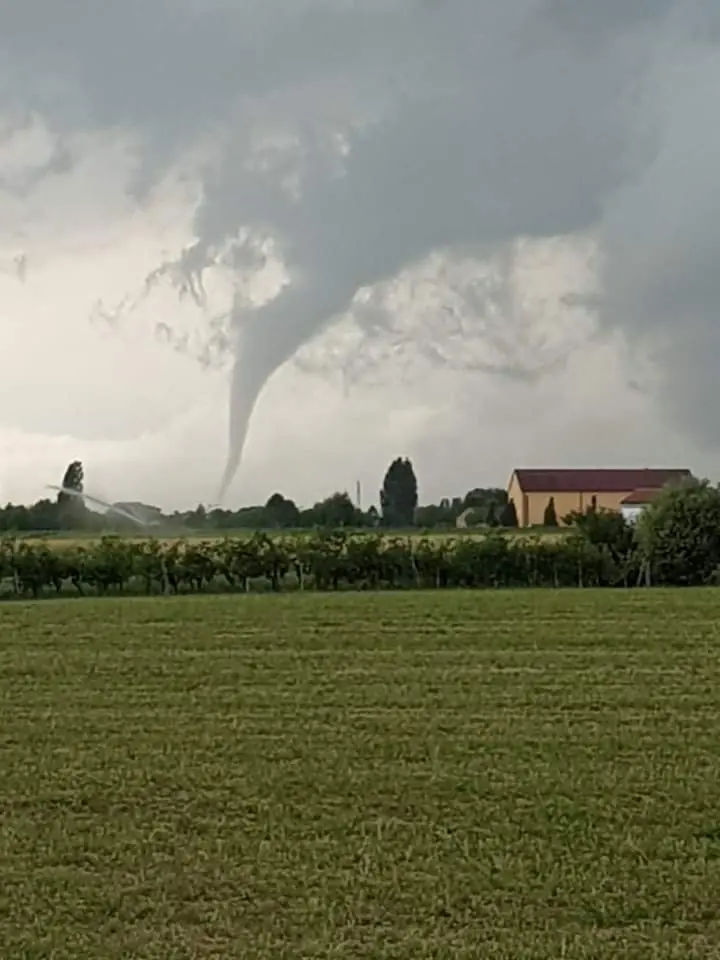 Foto di Irene De Guidi scattata a Isola della Scala e pubblicata su BPP Meteo - Bassa Pianura Padana