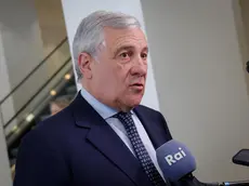 Italy's Minister for Foreign Affairs, Antonio Tajani talks to the Media at the at the end of EU Foreign Affairs Council, in Luxembourg, 24 June 2024. ANSA/GIUSEPPE LAMI