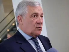 Italy's Minister for Foreign Affairs, Antonio Tajani talks to the Media at the at the end of EU Foreign Affairs Council, in Luxembourg, 24 June 2024. ANSA/GIUSEPPE LAMI