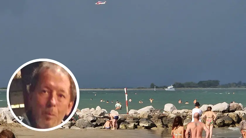 Loris Chittaro (nel tondo) è disperso dal pomeriggio di lunedì 22 luglio