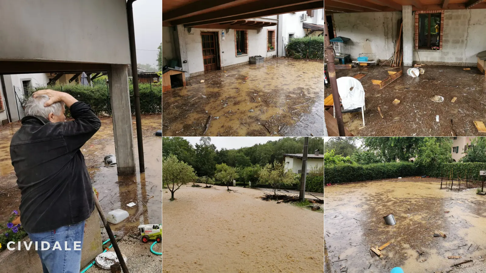 Maltempo nel Cividalese (foto Petrussi)