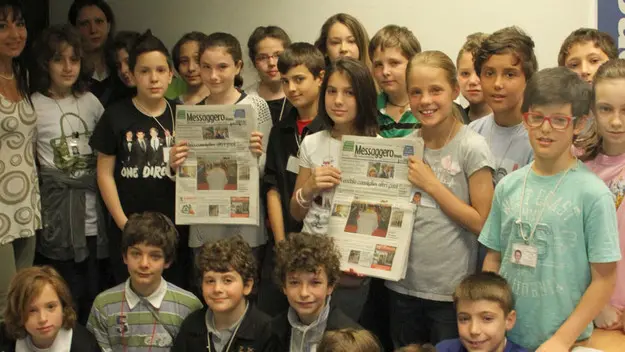 FOTO MISSINATO - STUDENTI IN REDAZIONE