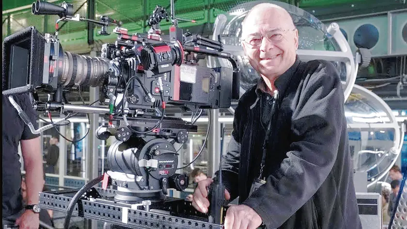 Dante Spinotti al lavoro sul set