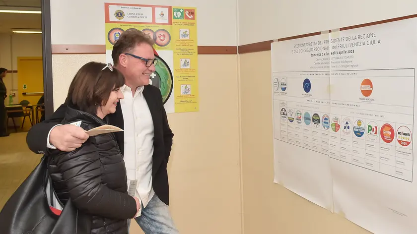 Gemona 2 Aprile 2023. Votazioni Consiglio regionale e comunale. © Foto Petrussi