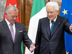 Roma - Il Presidente Sergio Mattarella con S. M. Re Abdullah II del Regno Hashemita di Giordania, oggi 2 maggio 2024 (Foto di Paolo Giandotti - Ufficio per la Stampa e la Comunicazione della Presidenza della Repubblica)