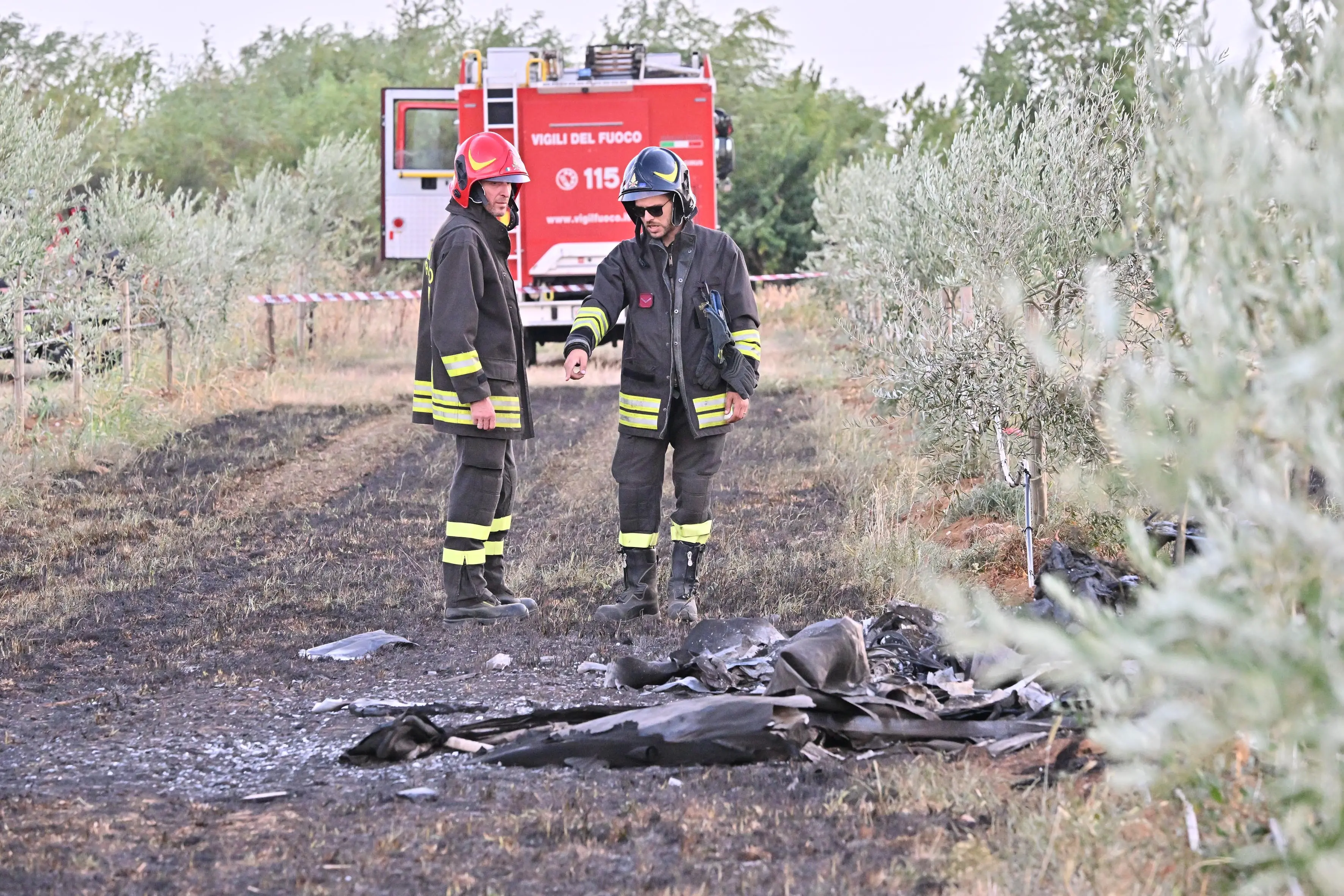 Pemariacco 2 Settembre 2024. Incidente Ultraleggero. © Foto Petrussi