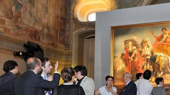 Udine 03/06/2011 Inaugurazione della mostra Il Giovane Tiepolo al castello di Udine. Copyright telefoto Ferraro PFP Photo Agency