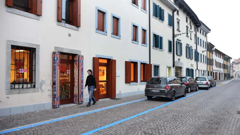 Udine 25 Febbraio 2010. Nuovi parcheggi in Via Grazzano.Telefoto Copyright / Foto Agency Anteprima