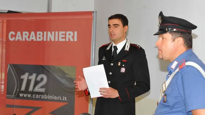 Udine 14 Agosto 2013. Conferenza stampa Cerabinieri sulle truffe. Telefoto Copyright Petrussi Press