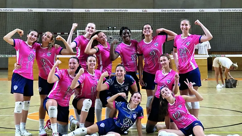La nuova squadra della Cda Volley Talmassons Fvg pronta per il suo primo campionato di A1